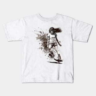 skater girl Kids T-Shirt